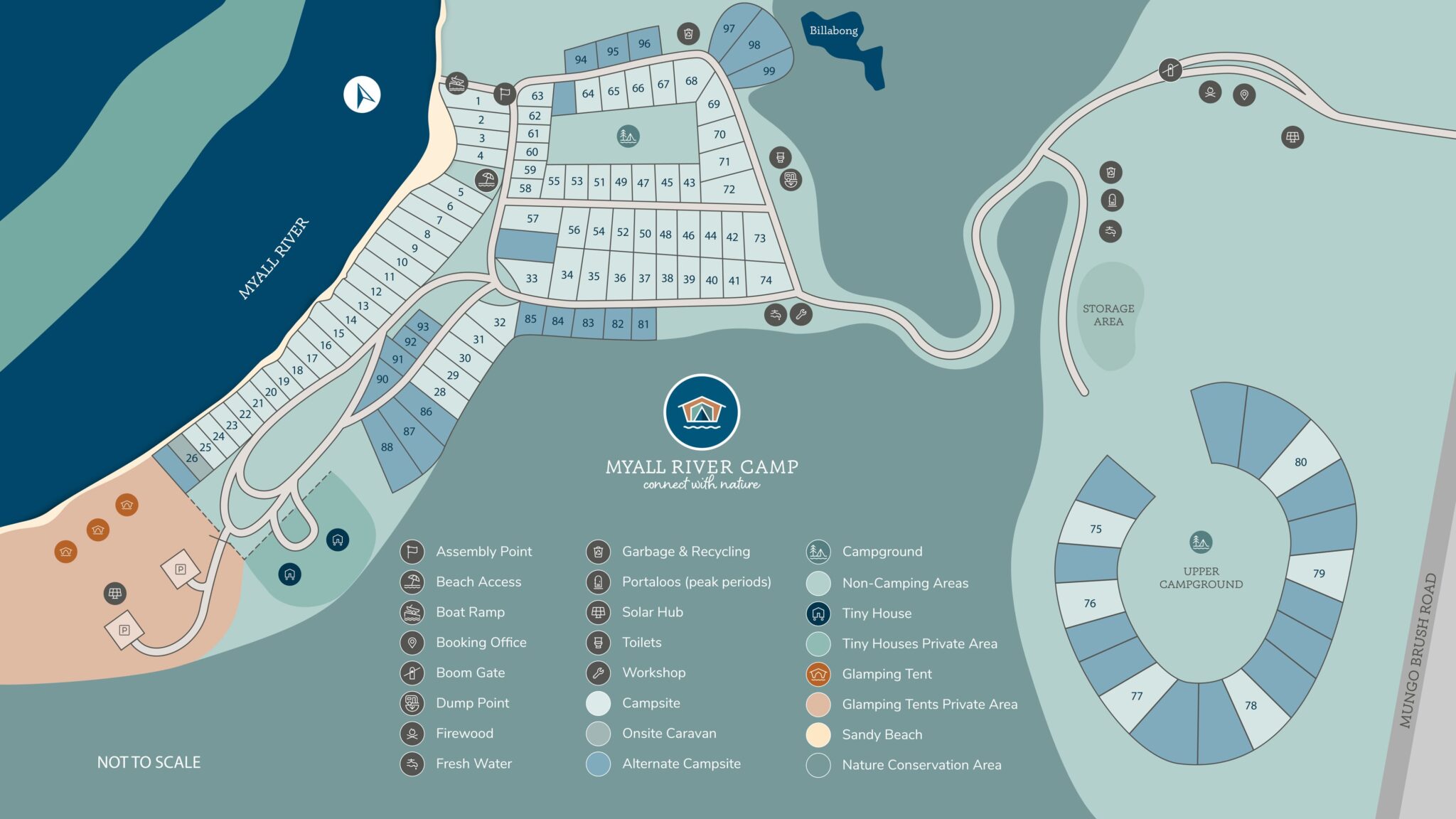 Map | Myall River Camp | Connect with Nature